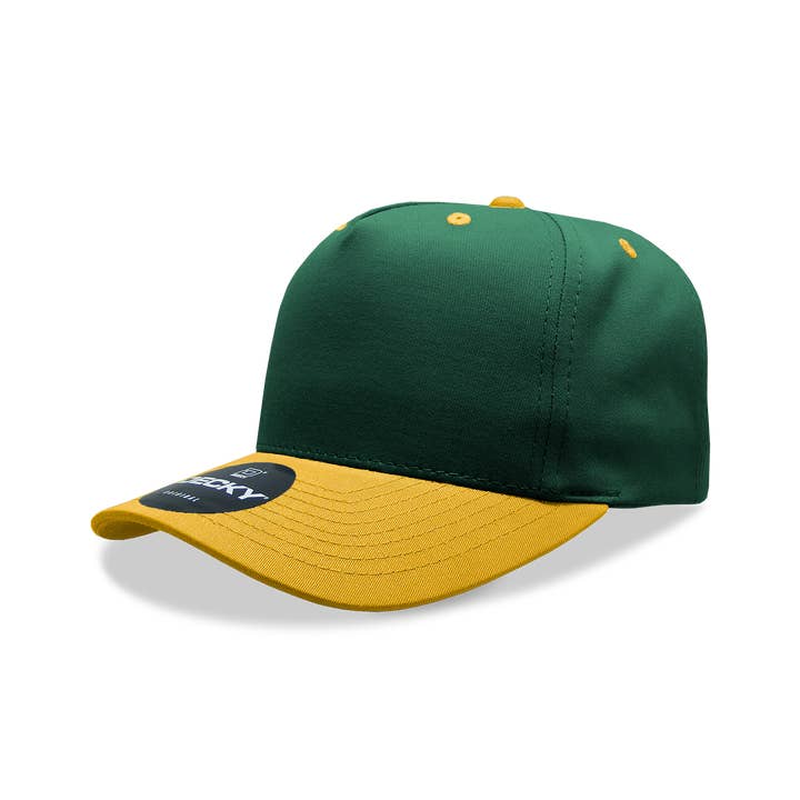 The Park Wholesale - Vente Casquette de baseball – unisexe - Decky 6024 - Casquette structurée en mélange de coton et de polyester à 5 panneaux à profil moyen - 60246
