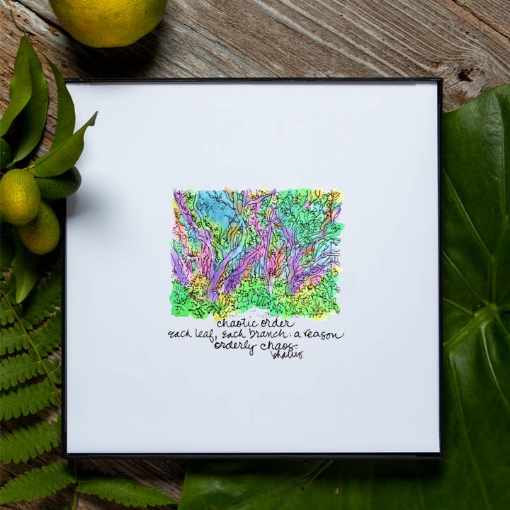 Live Oak Art - Tiny Haiku Art (Watercolor) for wholesale by bharris Art