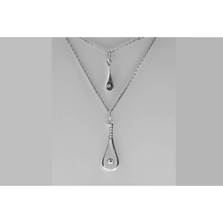 TALISMAN JEWELLERY - Wholesale Pendant/Charm Necklace - Pala Grande Rhodium-Plated Silver Pendant