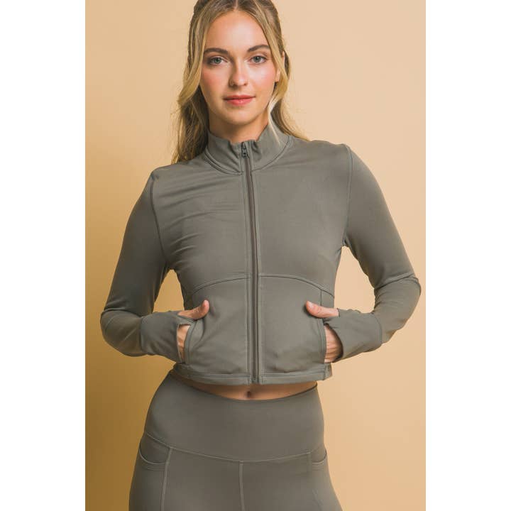Apolline - Wholesale Athletic Jacket - Women's - Active Long Sleeve Zip- Up Performance Jacket