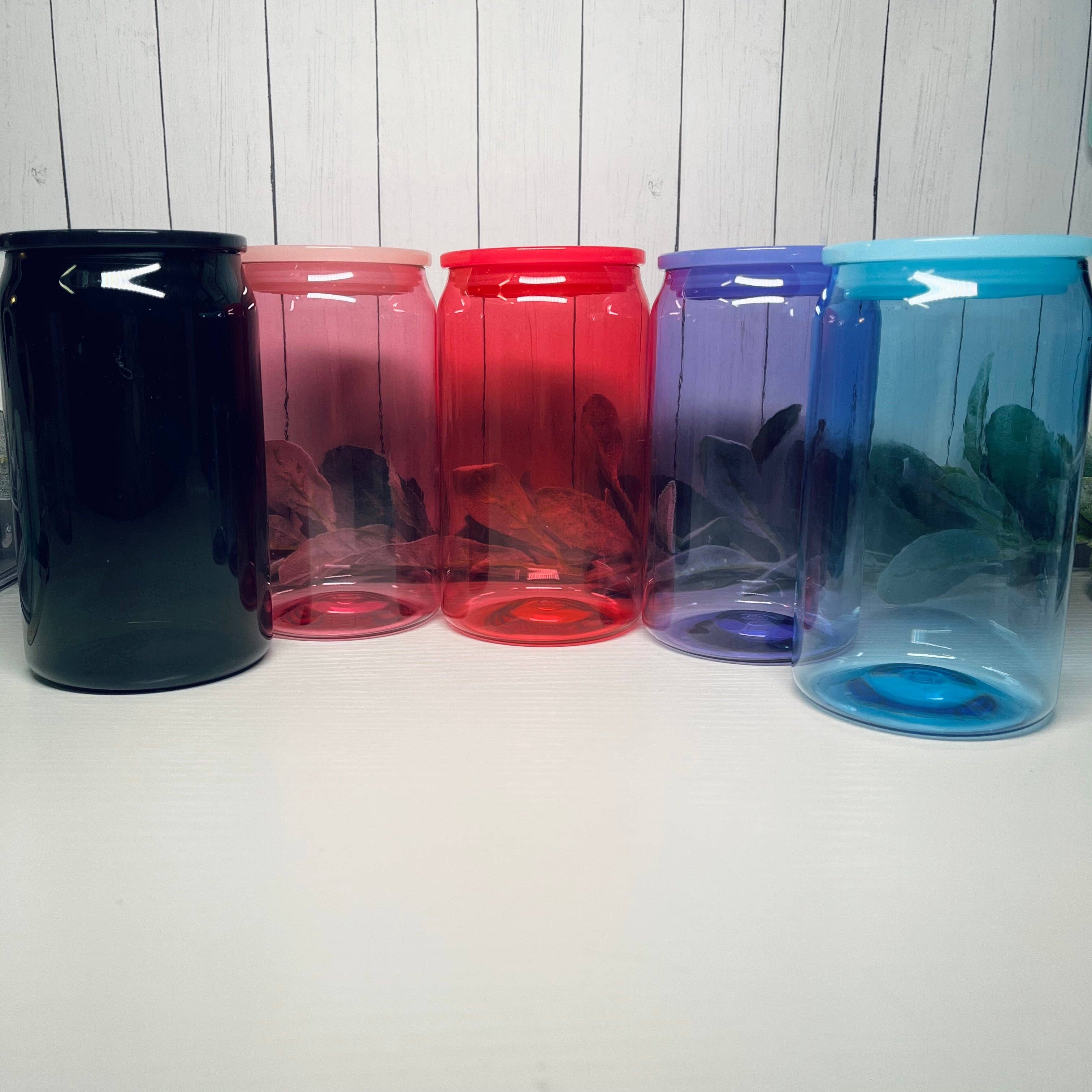 Mint Print Shop & Co - Vente Verre/tasse - Boîte en plastique pour gelée de 16 oz | Vierge2