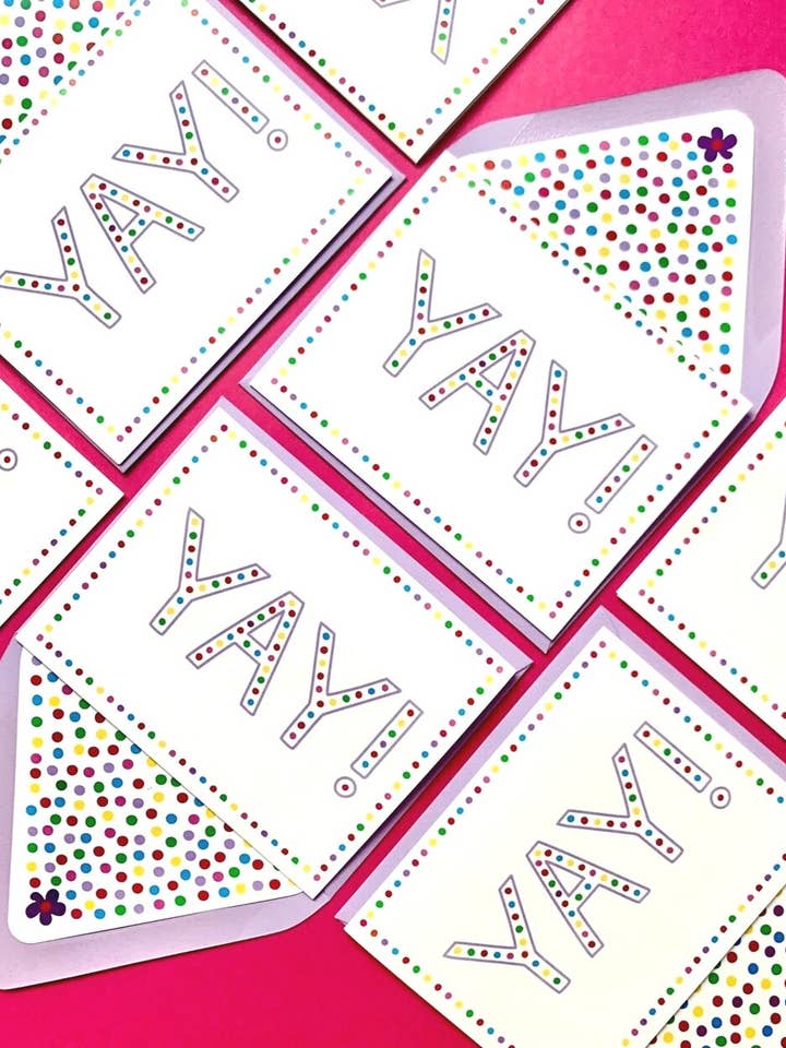 Yay! for wholesale by Mighty Violet Design