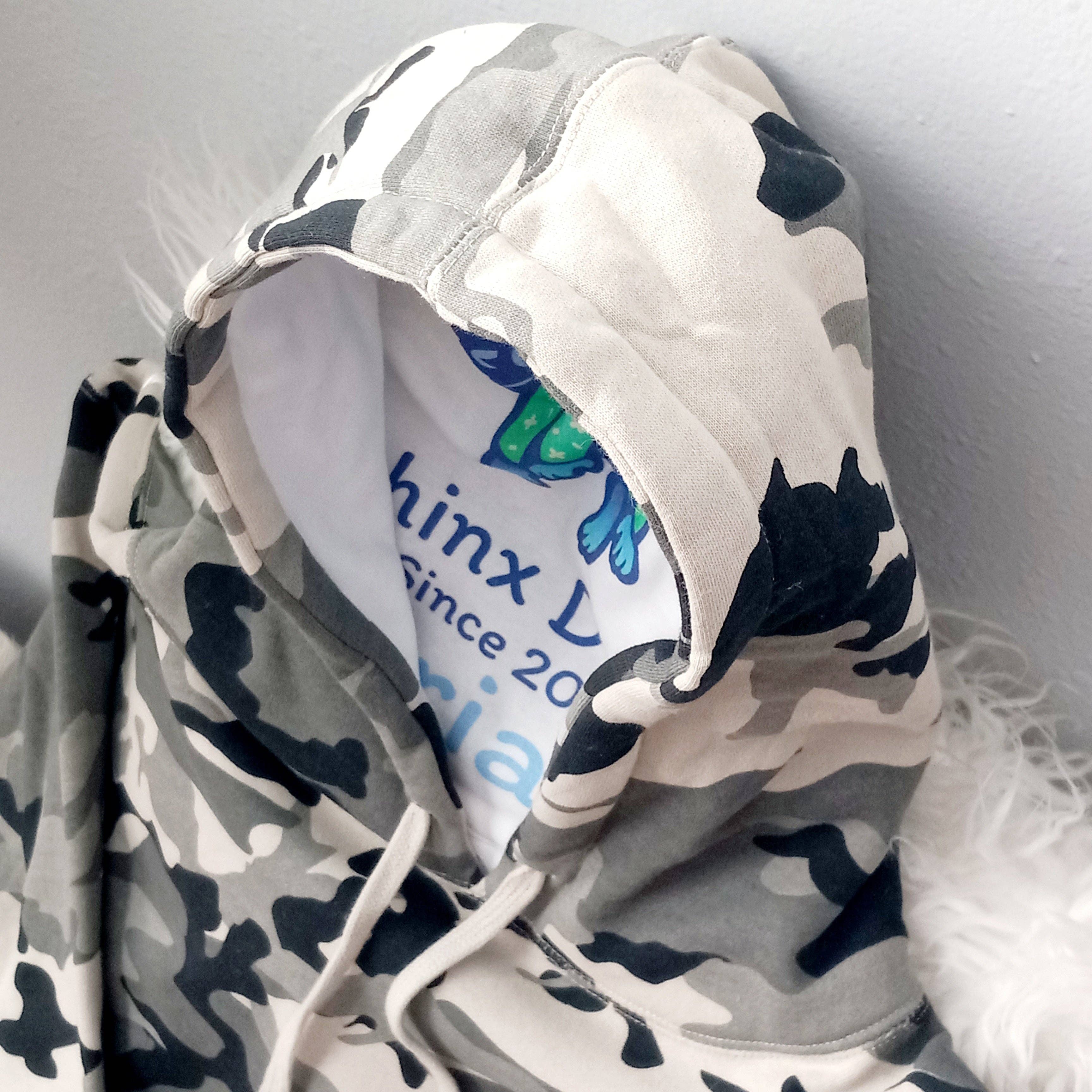 Camouflage Neige Euphoria Skies - Sweat à capuche Jungle Fantomatique 👻 en vente sur Faire8