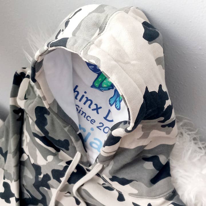 Camouflage Neige Euphoria Skies - Sweat à capuche Jungle Fantomatique 👻 en vente sur Faire8