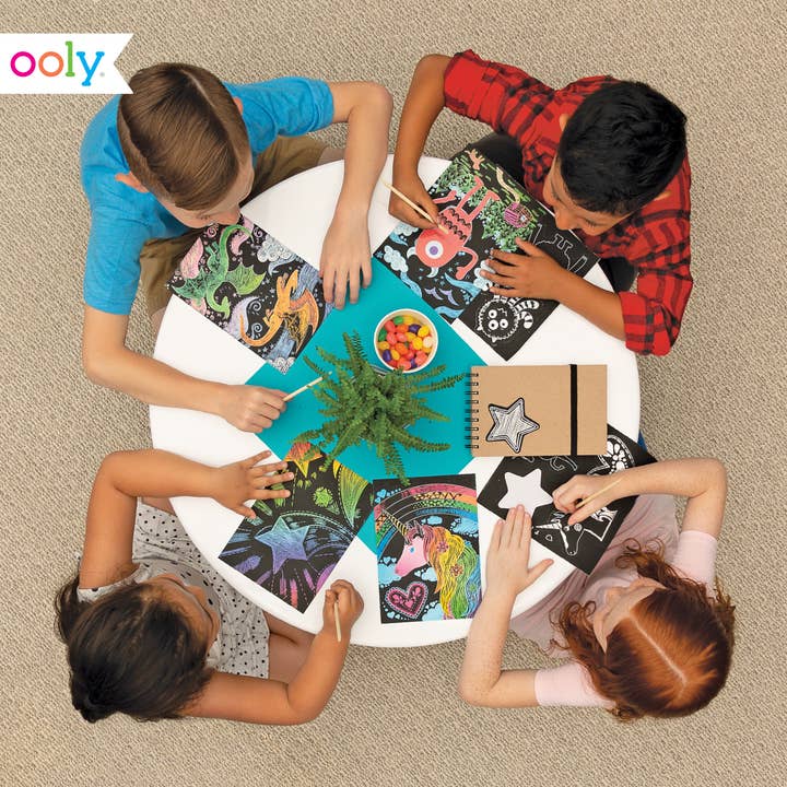 OOLY - Wholesale DIY Craft Kit - Kids - Scratch & Scribble - Ocean Life
