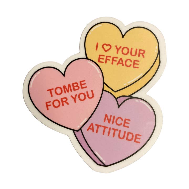 Candy Conversation Dance Sticker, 7,1 cm x 7,6 cm für den Großhandel von Denali & Co.