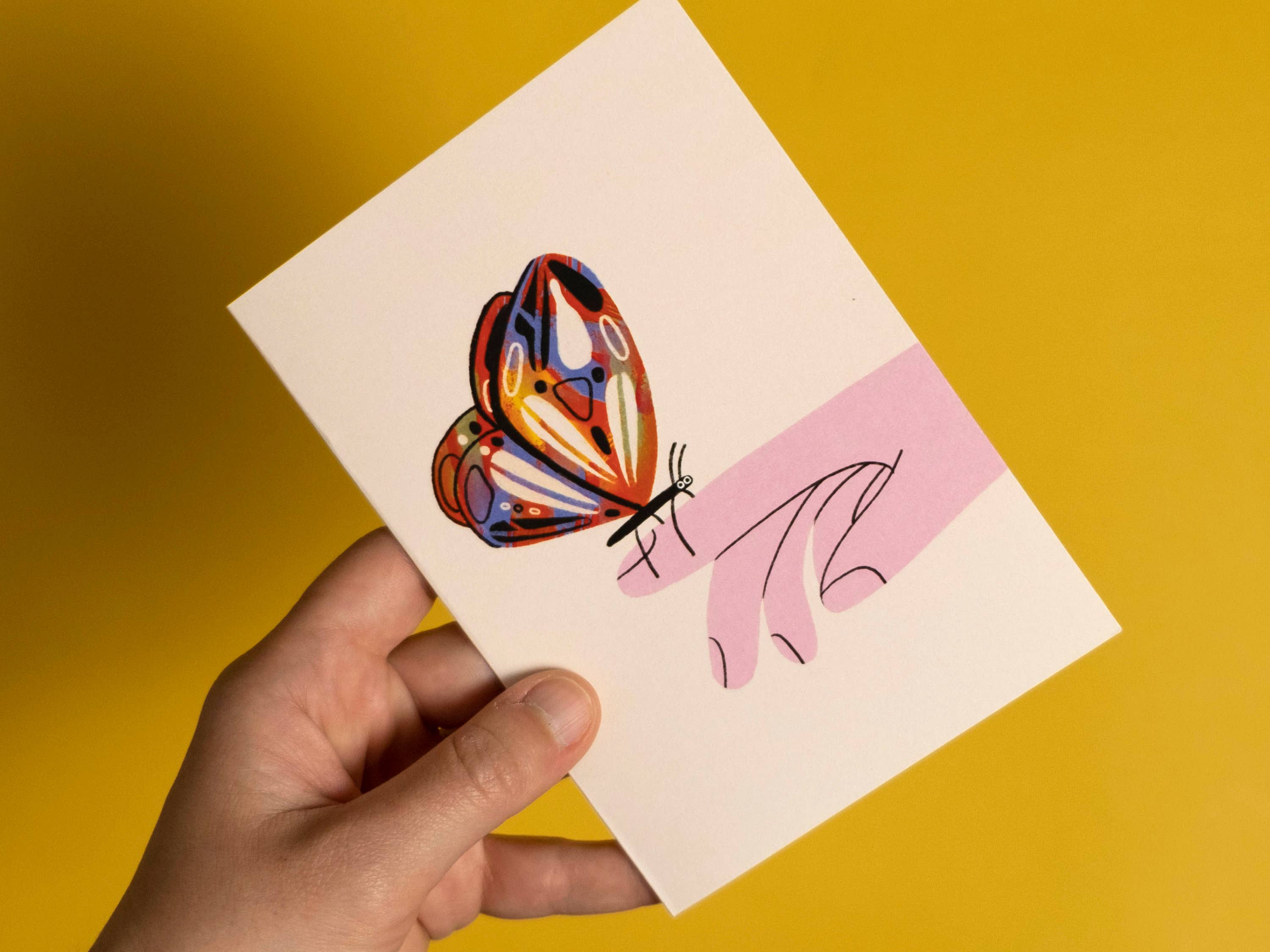 Matilde Horta – wholesale Vardagliga hälsningskort – Fjäril - Gratulationskort - 10,5x14,6cm3