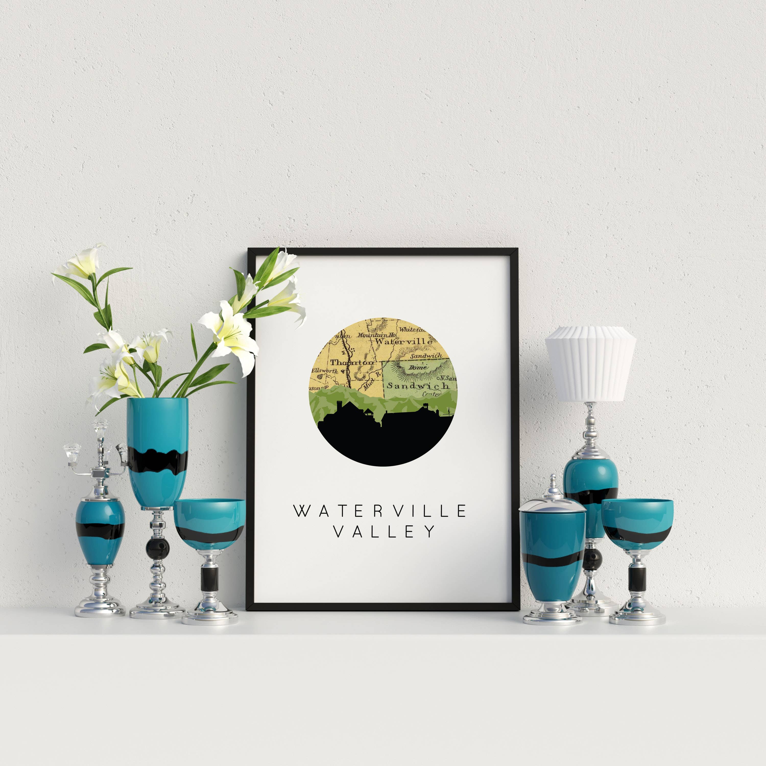 Paperfinch Design - Wholesale Art Print - New Hampshire City Skyline Art Print10