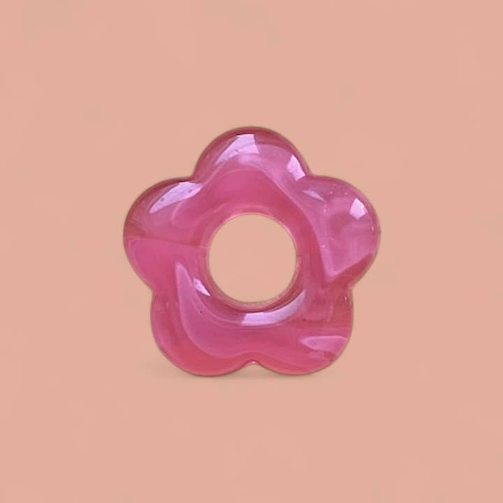 agathe & cocö - Wholesale Hoop Earrings - Fleur Billie MM - Choose your color!6