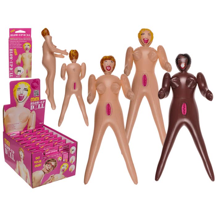 Kinky Pleasure - Wholesale Inflatables - Kinky Pleasure - OB068 - OB069 - Blow Up Mini Doll - 3 Models