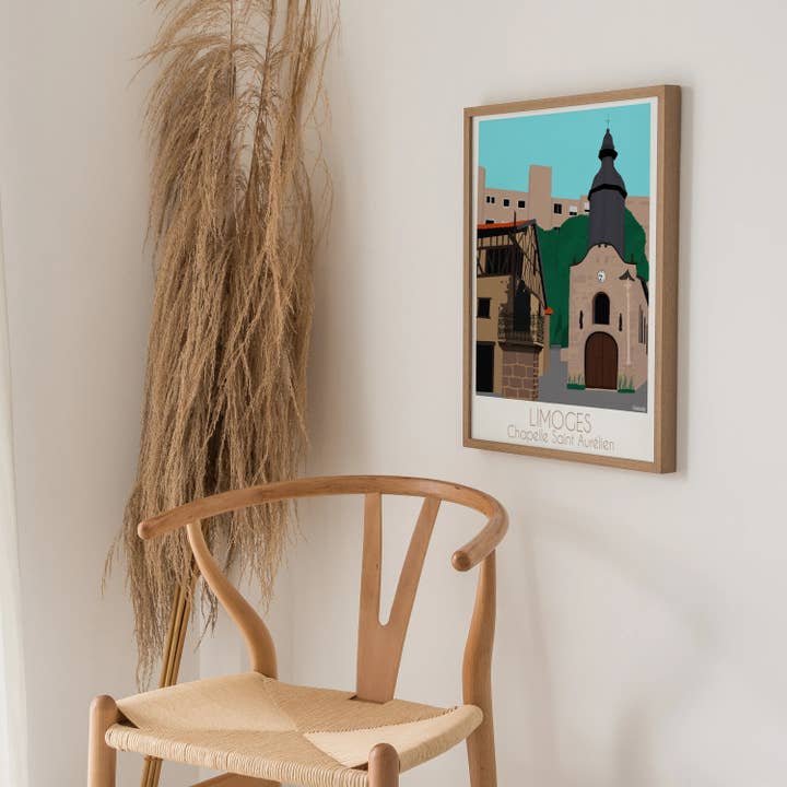 Affiche Limoges pour la vente par Wakatp