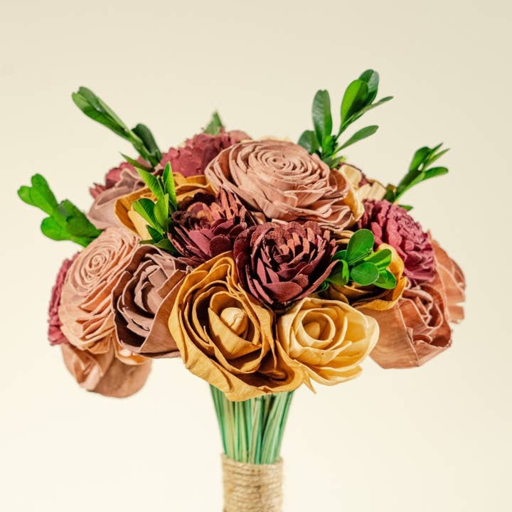 Sola Wood Flowers - Wholesale Artificial Flowers - Vintage Charm Finished Bouquet - Large8