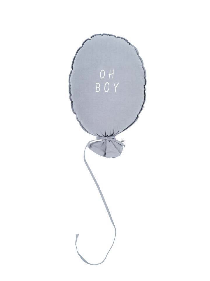 TRAVESSEIRO BALÃO CINZA OH BOY ECRU por atacado de Malomi Kids