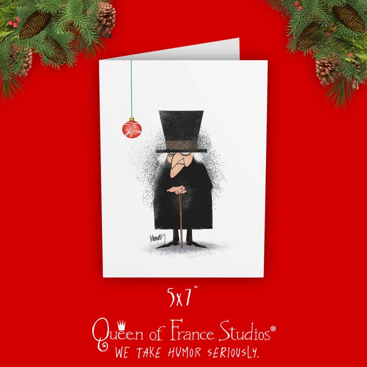 Funny Edgy Scrooge for wholesale by Queen of France Studios