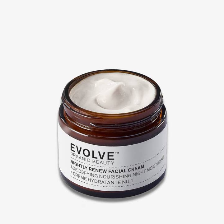 Nightly Renew Facial Cream for wholesale by Evolve Organic Beauty