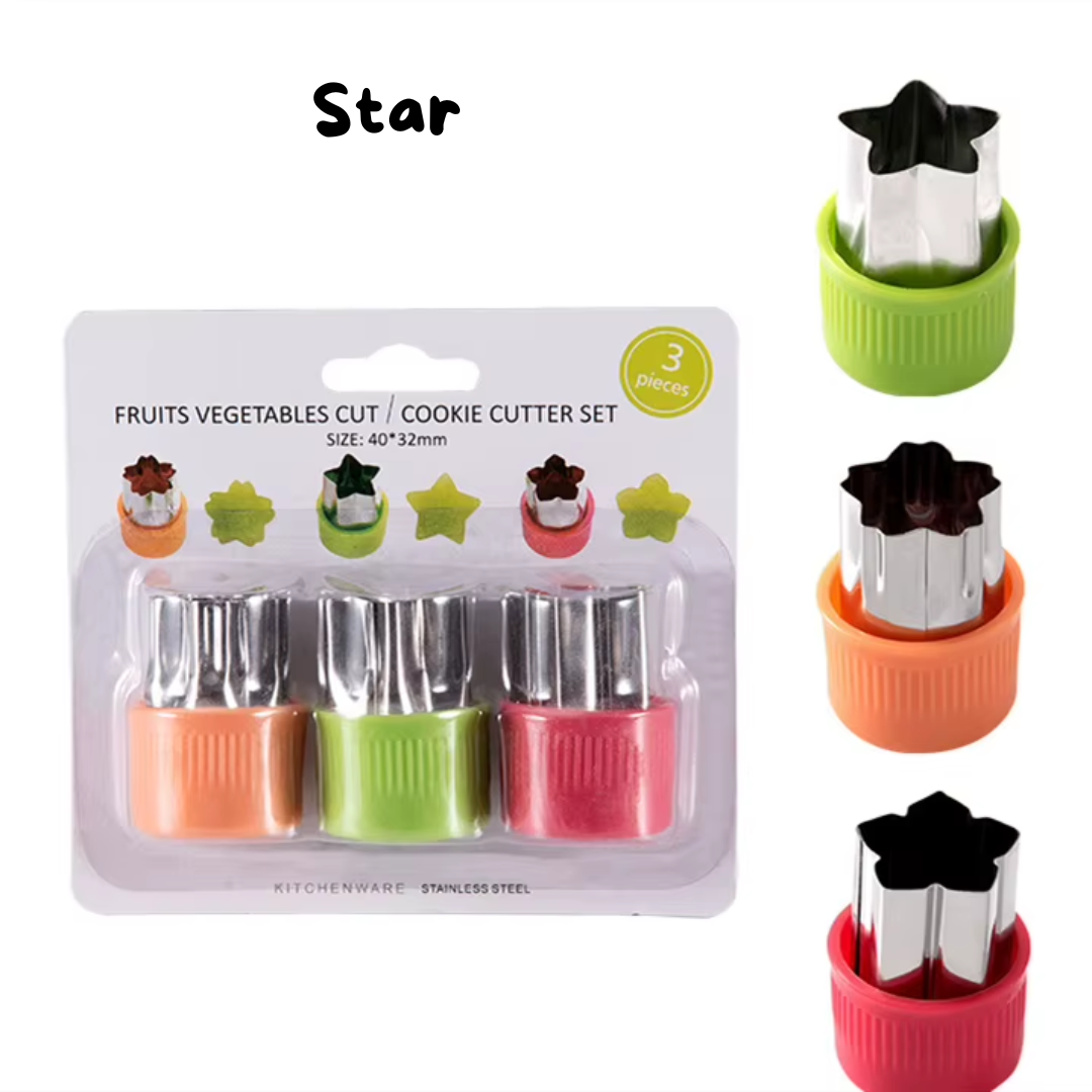 Mum Made Yum - Wholesale Kitchen Tool/Gadget - Fruit & Veggie Cutters - 3 Piece Set1