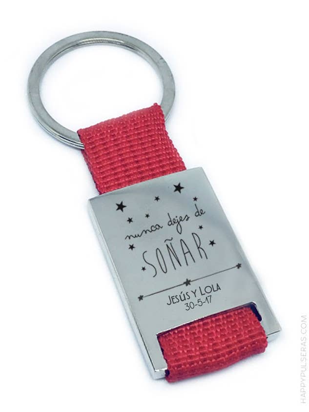 Personlige bryllup nøgleringe. for engroshandel hos Happypulseras