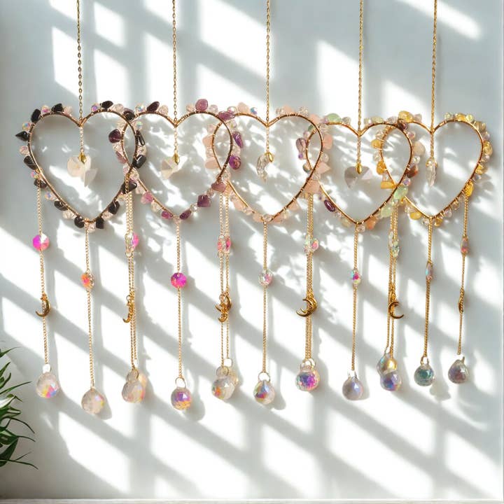 Accent mural attrape-soleil de guérison en améthyste pour la vente par Earth's Gems BTQ