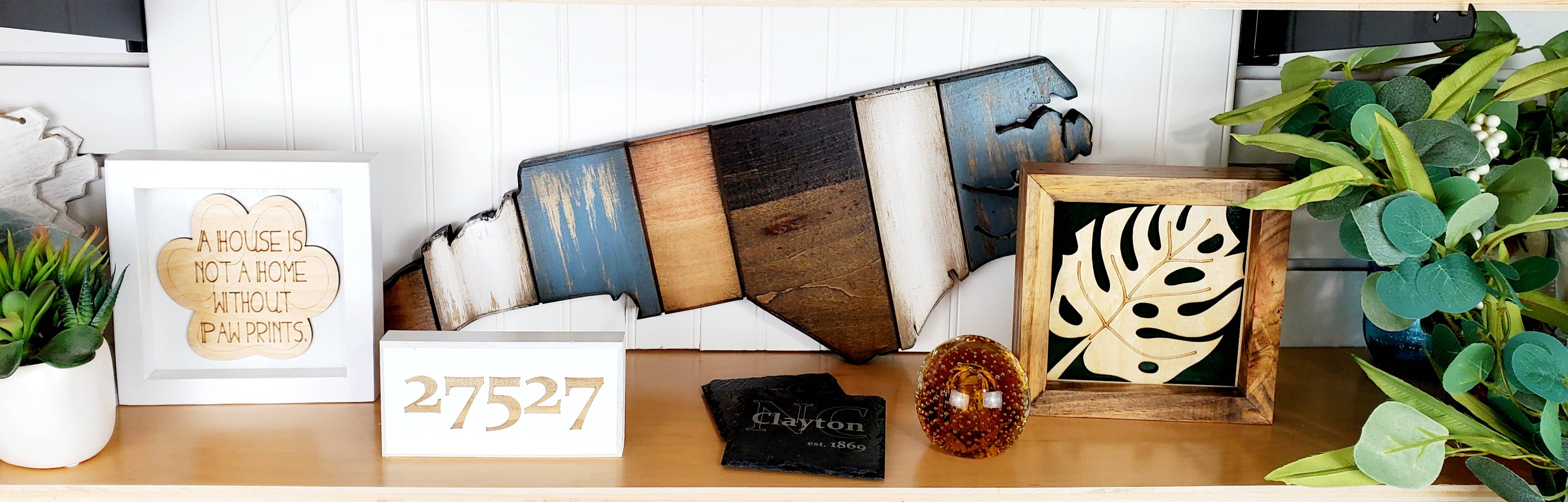 Cul de Sac Critters - Wholesale Wall Accent - 2ft North Carolina State Solid wood - Handcrafted & Handcut8