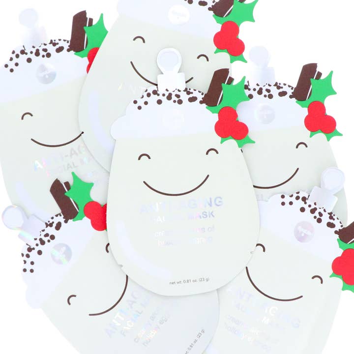 My Spa Life - Venta al por mayor Mascarilla - Mascarilla facial cremosa de ponche de huevo Holiday Treats