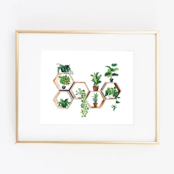 Plant Lovers Print for wholesale by Kaitlyn Ashlee Art & Design