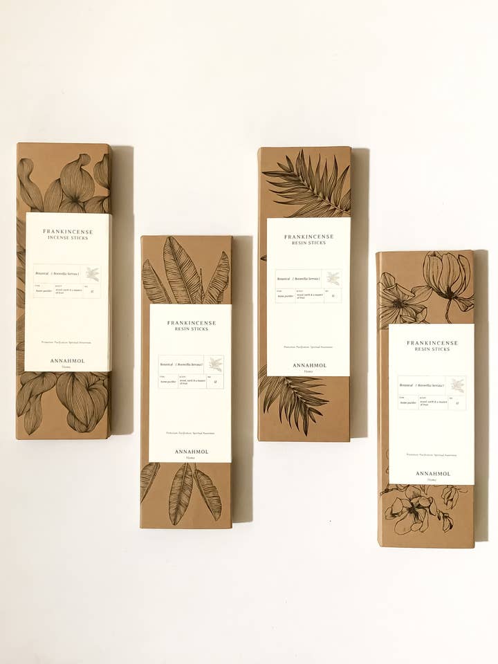 Natural Frankincense Resin Sticks: SAMPLE BOX FOR TRIAL for wholesale by Annahmol