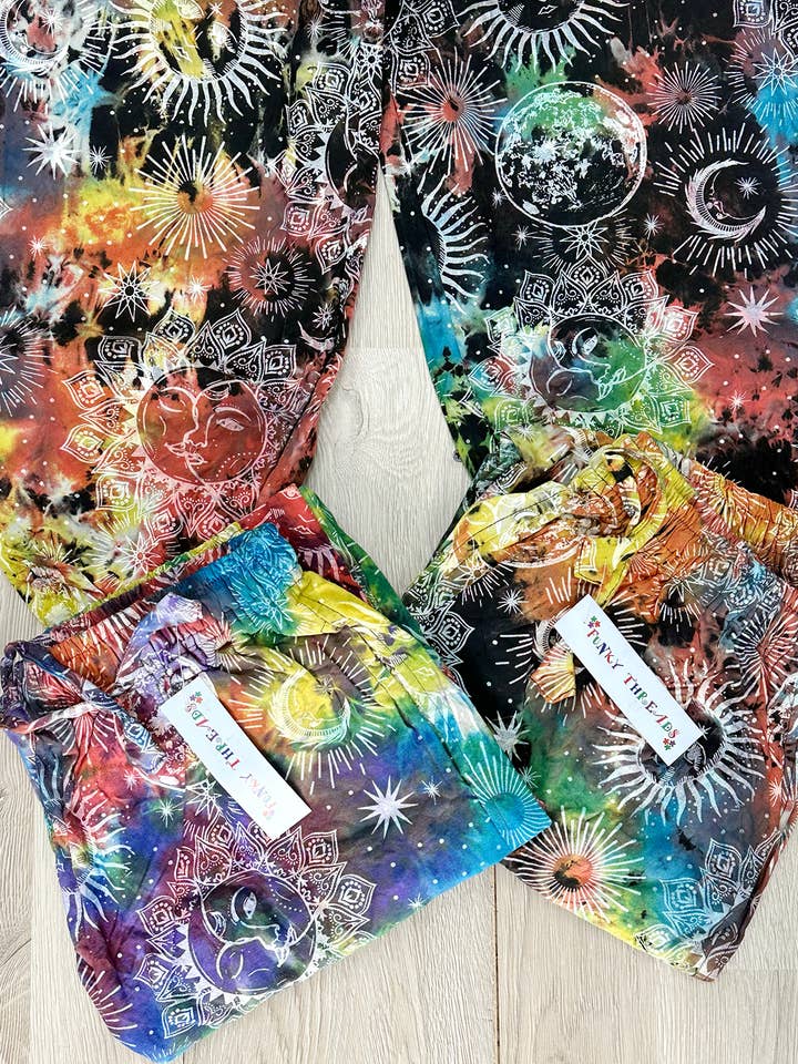 Fashion X Factor Ltd. – wholesale Trousers – Unisex – FX4021 Tie/Dye Sun Print Cotton Trousers1