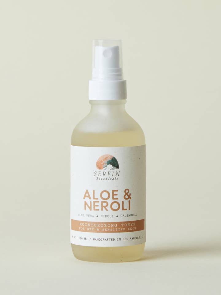 Aloe & Neroli Moisturizing Toner for Dry & Sensitive Skin for wholesale by Serein Botanicals