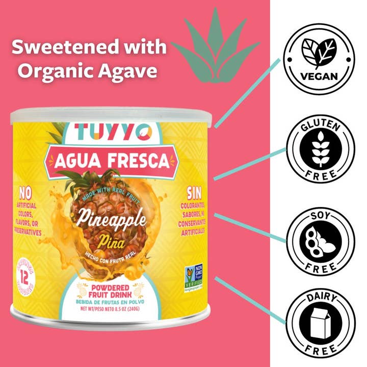 TUYYO - Wholesale Drink Mix - Pineapple Agua Fresca Mix