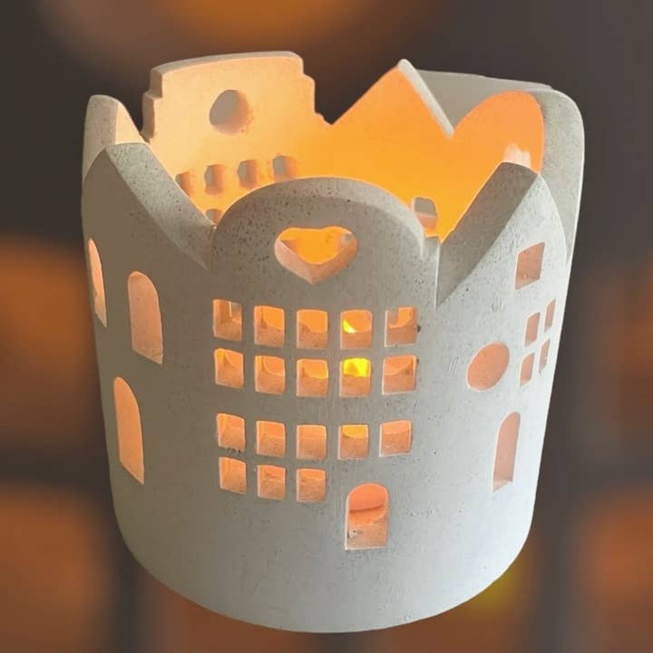 Trendy Items in Germany! House Wreath for Candle Holder for wholesale by AtelierCMXII