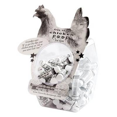 Chicken Poop - Wholesale Lip Balm - Chicken Poop® ORIGINAL Lip Balm, All Natural 72ct. FISH BOWL0