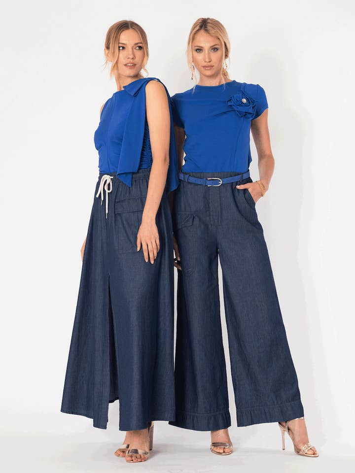 90% Co 10% Ea Blomst T-Shirt for engroshandel hos Siste's S.p.A.