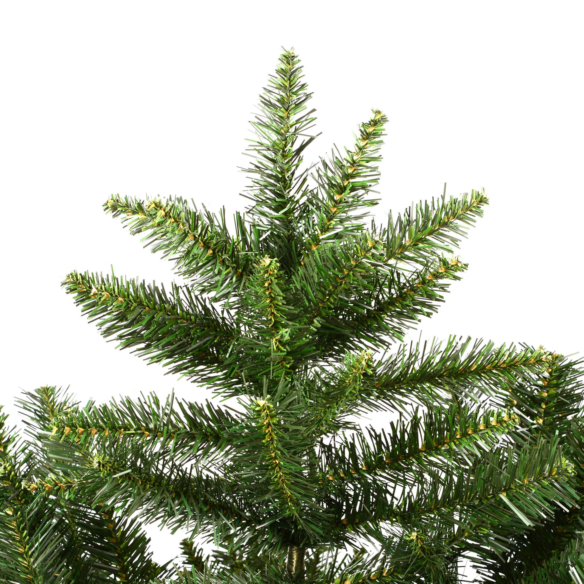 Green Vickerman 7.5' x 45" Camdon Fir Slim Tree 1438Tips for wholesale on Faire1