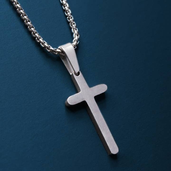 We Are All Smith - Wholesale Pendant/Charm Necklace - Mini Stainless Steel Cross Necklace4
