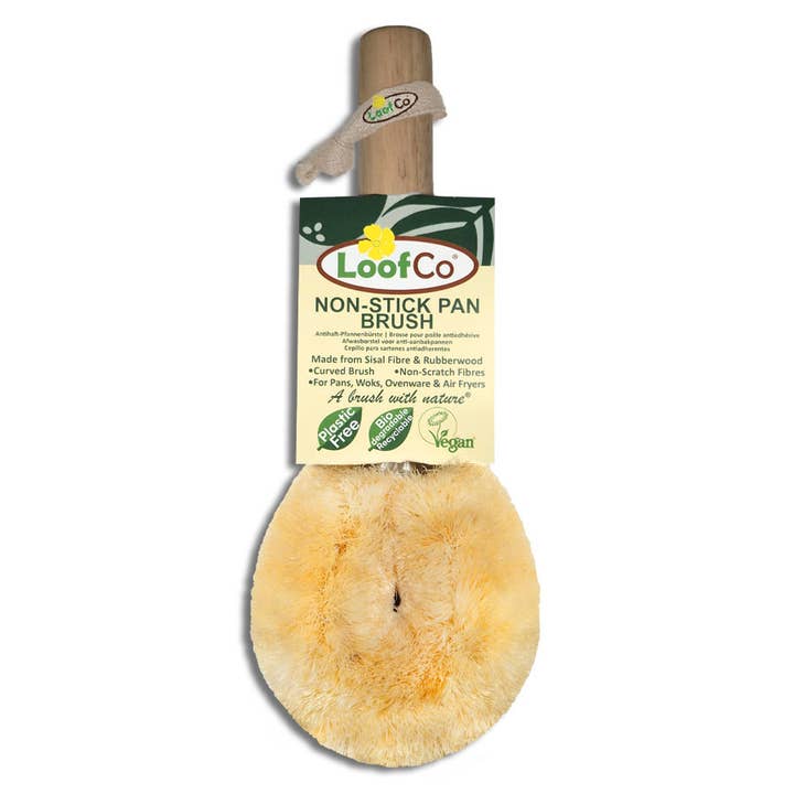 Antihaft-Pfannenbürste | Weiche Fasern Geschirrbürste | Küchenutensilien für den Großhandel von LoofCo - Loofahs & Coconut Brushes