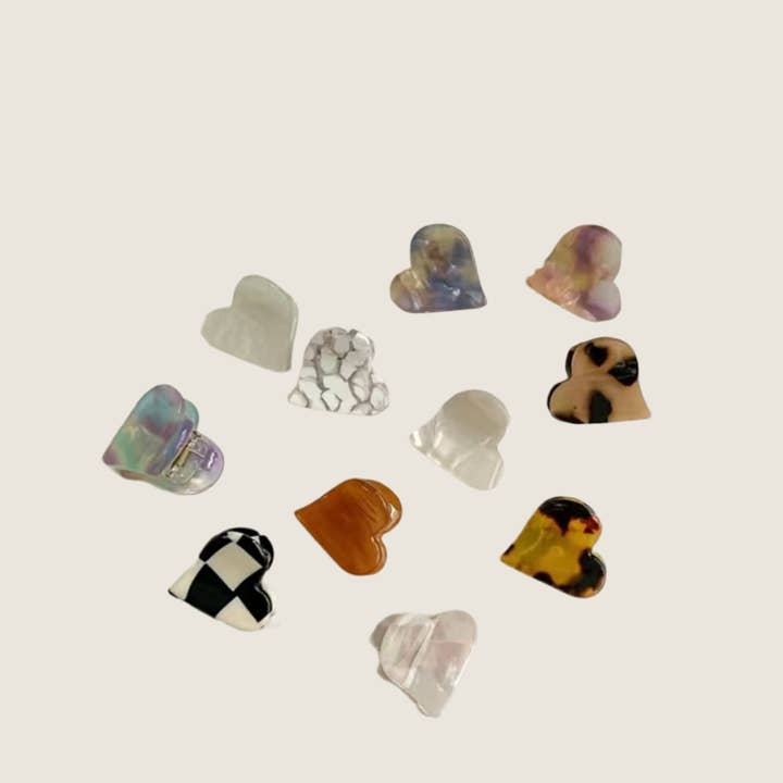 Hair Clip "Heart - Mini" for wholesale by Bazaar Noir UG