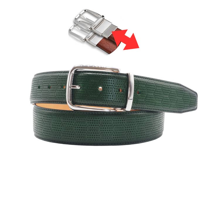 Ceinture HEXAGONE — EMERALD pour la vente par MAGIKFLEX