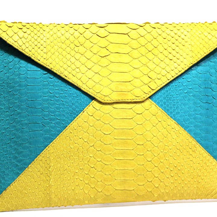 W. H. Petronela - Wholesale Clutch Bag - Women's - 2127 Python Clutch