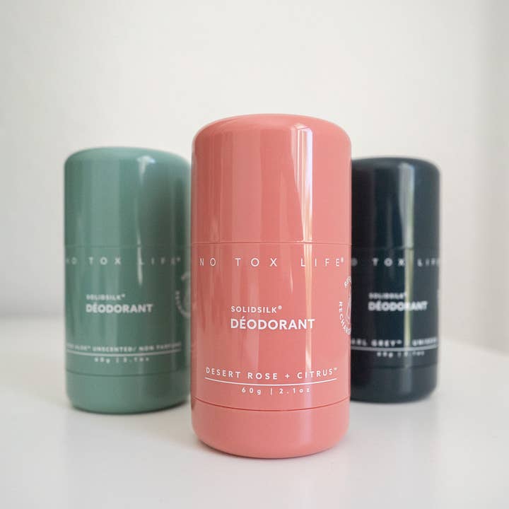 No Tox Life - Wholesale Deodorant - Unisex - SOLIDSILK® Refillable Deodorant - Sampler - No Tox Life