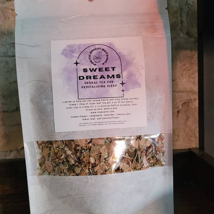 Sweet Dreams Kruidenthee :: Slaapondersteuning | Zachte Nervine voor wholesale door Poetic Bruja Botanica