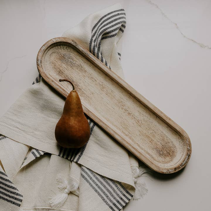 Sweet Water Decor - Wholesale Decorative Tray - Large Rustic Wood Tray - Home Decor & Gifts