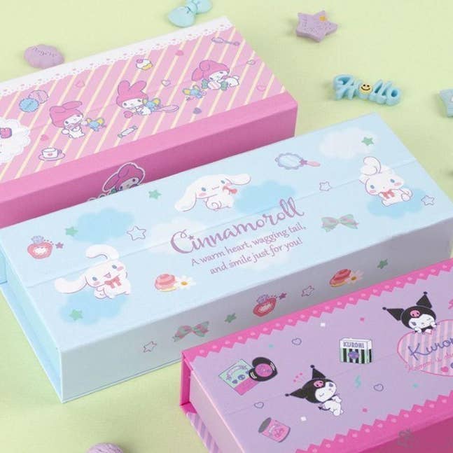 K_Wonderland - Wholesale Pencil Case/Pouch - Sario Hardboard Case with Mirror- jewelry, Pencil Case