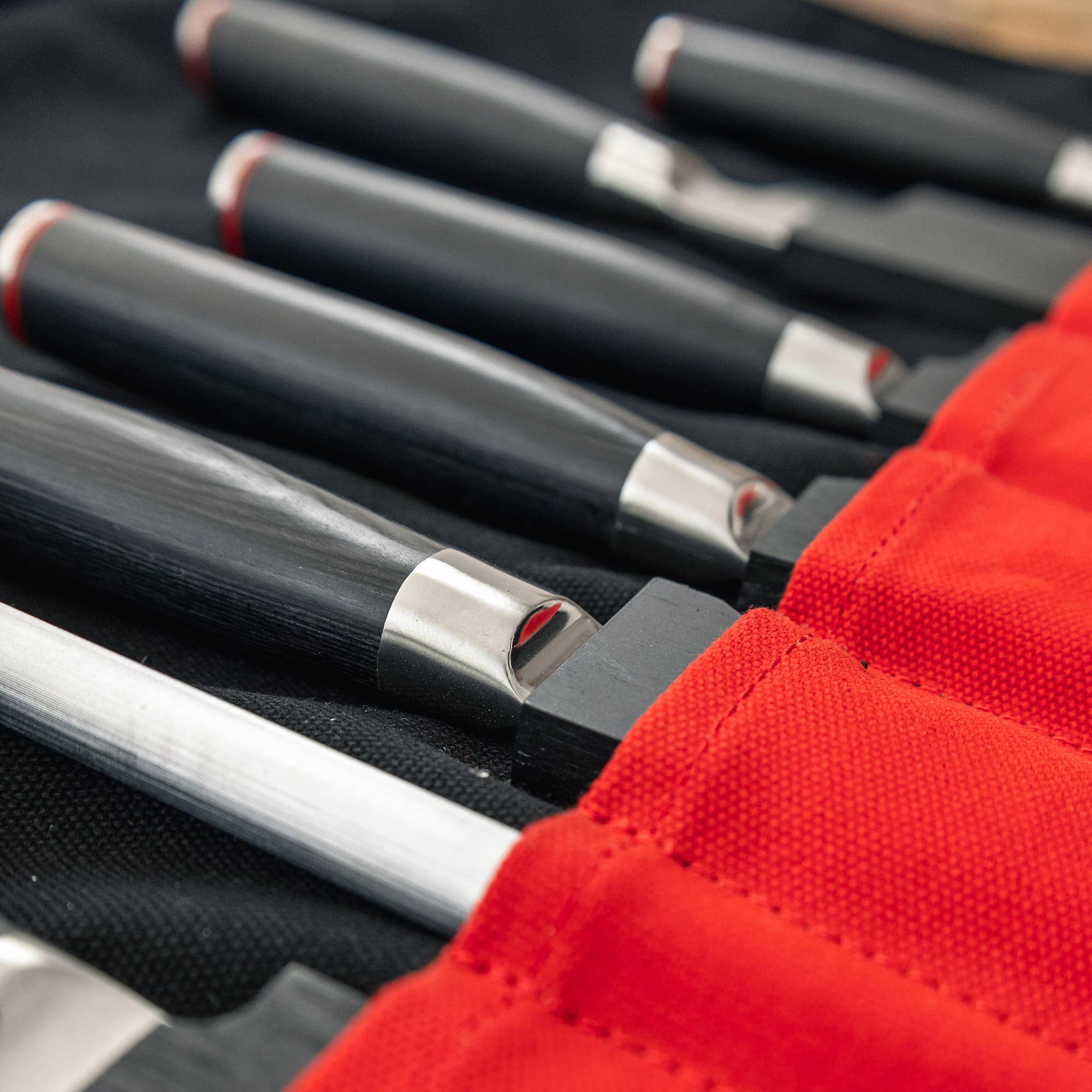 KOTAI - Wholesale Knife Storage - Kitchen Accessory - KOTAI knife roll-up bag (cotton)5