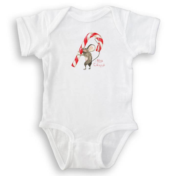 French Graffiti - Wholesale Tea Towel - Mouse with Candy Cane14