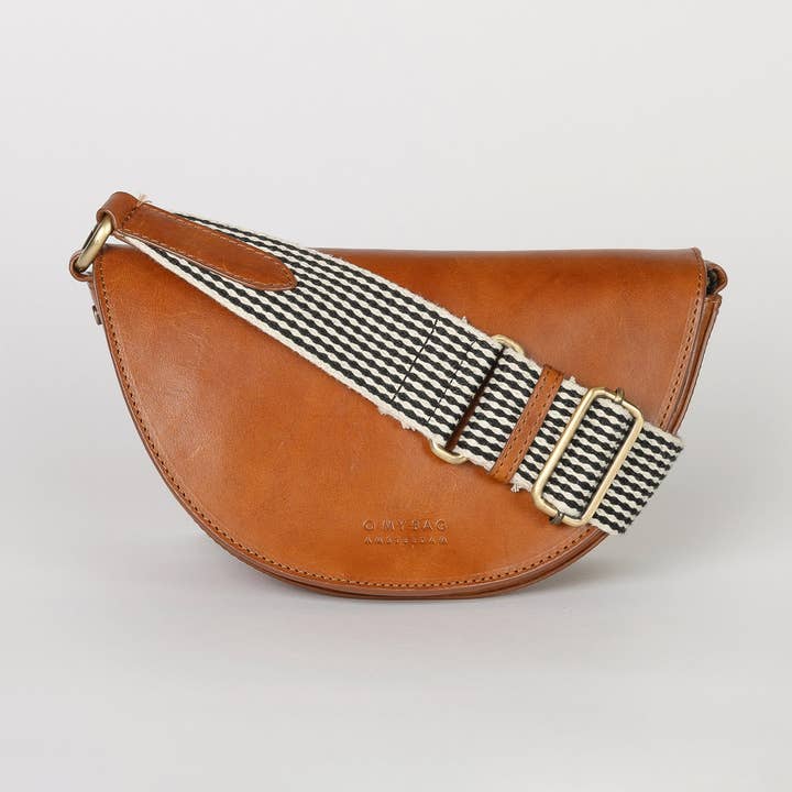 O My Bag - Wholesale Crossbody Bag - Women's - Laura - Cognac Classic Leather0