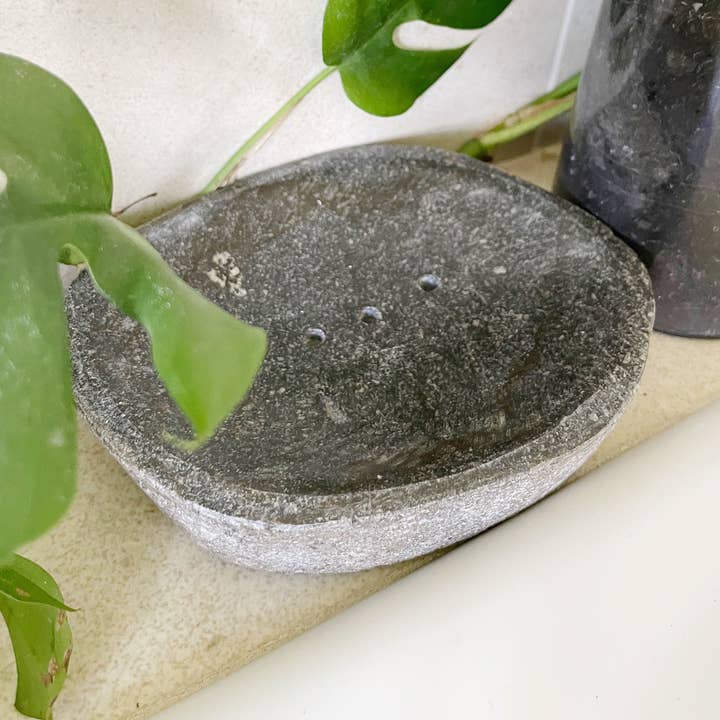 Black Marble Soap Dish | Stone Soap Holder for Luxury Bathroom Decor for wholesale by Jak Jak Home