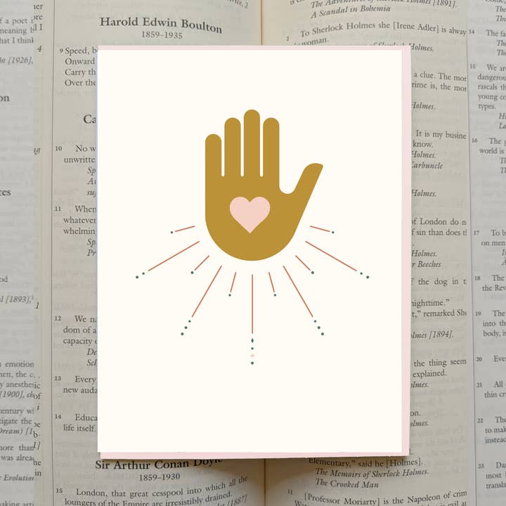 Cartão de coração na mão por atacado de Foreignspell