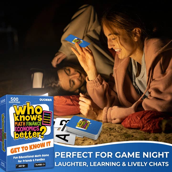 QUOKKA - Wholesale Card Game - Trivia Card Game Who Knows Math Finance Better? Educational Game4