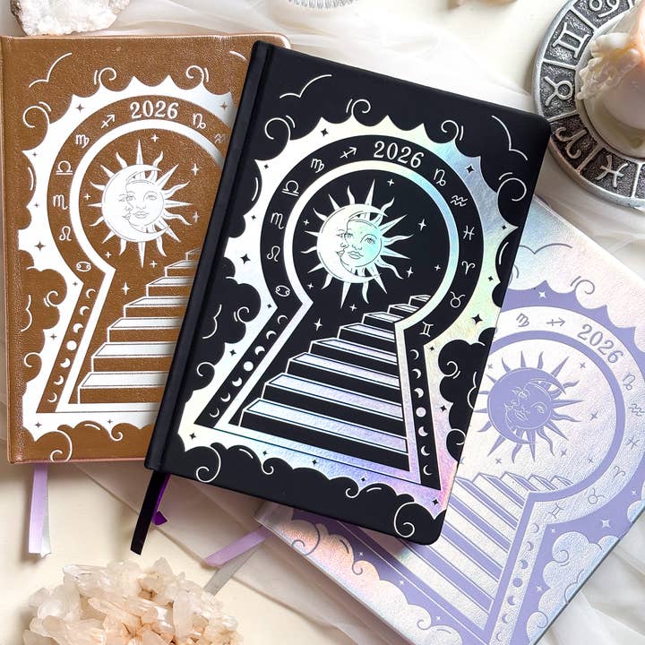 Goddess Provisions - Wholesale Planner - 2026 Moon Phases Astrology Planner - Calendar Journal21