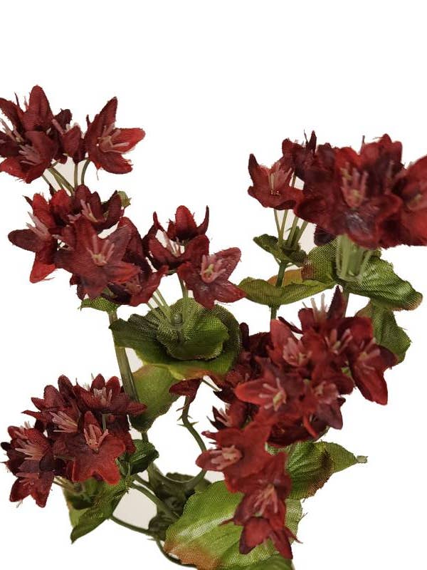 Silk Throw Wax Blossom Spray - Borgonha por atacado de Cappel's Inc.